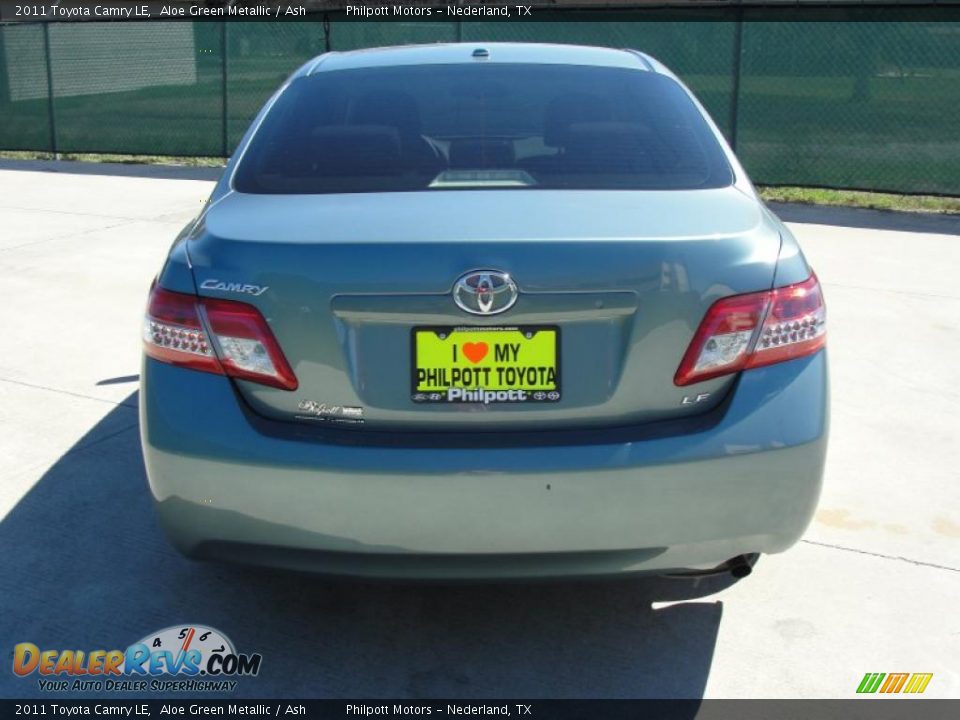 2011 Toyota Camry LE Aloe Green Metallic / Ash Photo #4