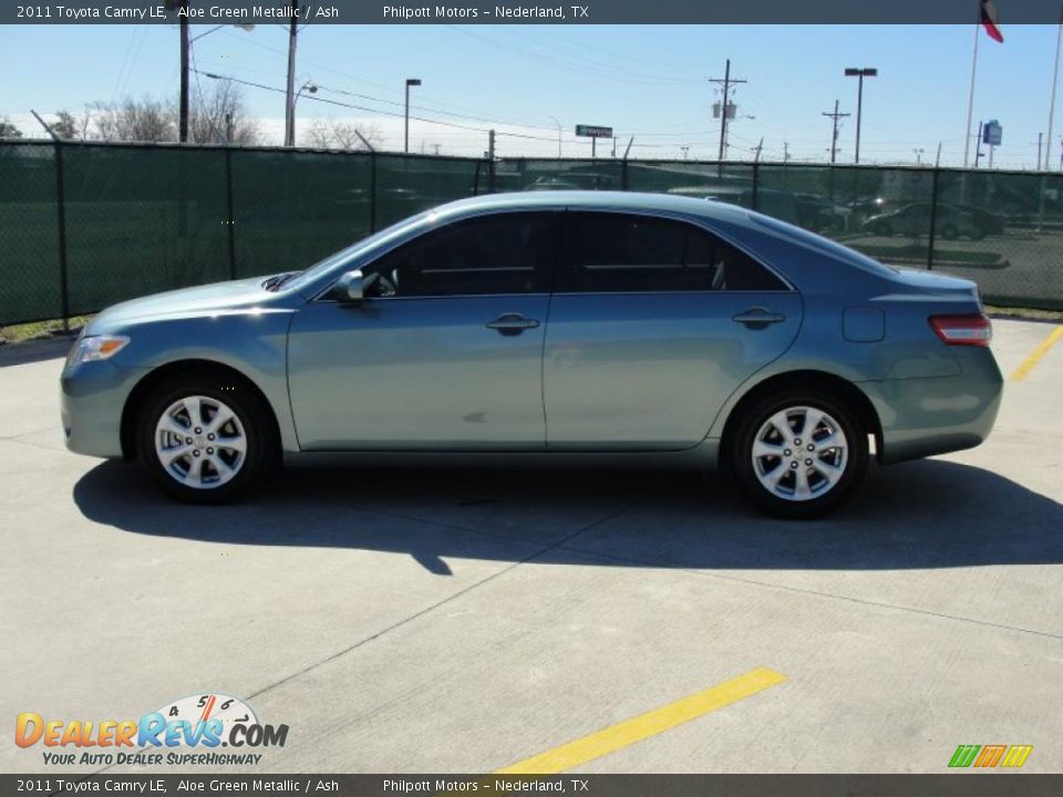 2011 Toyota Camry LE Aloe Green Metallic / Ash Photo #6