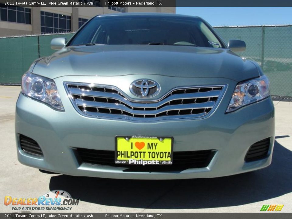 2011 Toyota Camry LE Aloe Green Metallic / Ash Photo #9