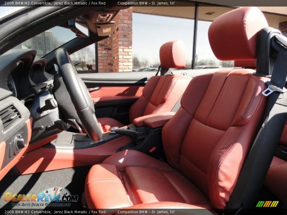 Fox Red Interior - 2008 BMW M3 Convertible Photo #10