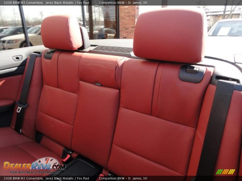 Fox Red Interior - 2008 BMW M3 Convertible Photo #16