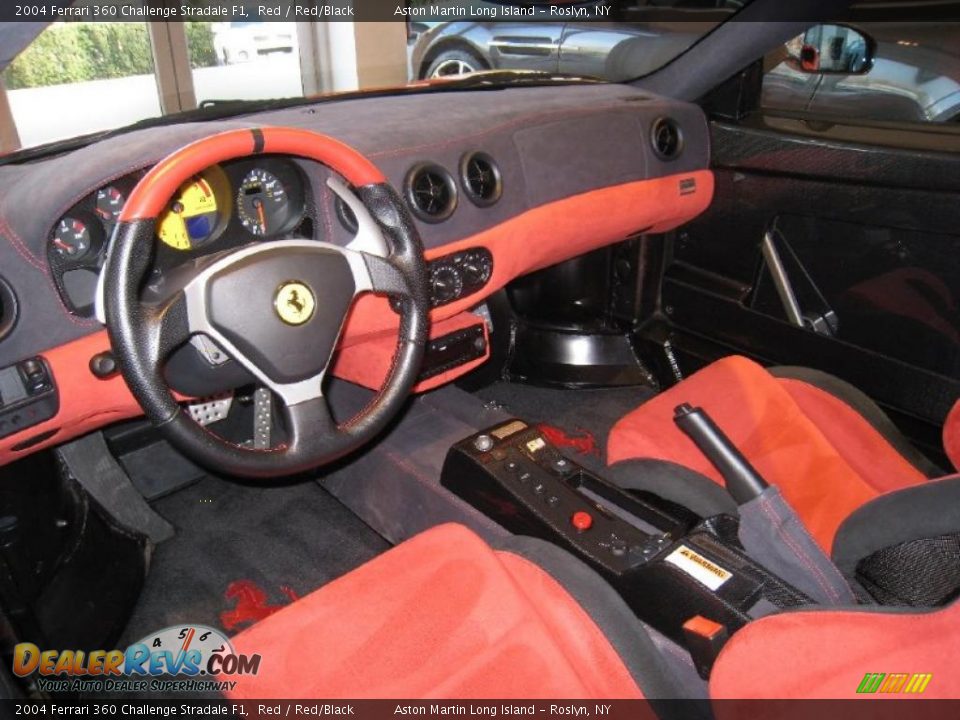 Red/Black Interior - 2004 Ferrari 360 Challenge Stradale F1 Photo #22