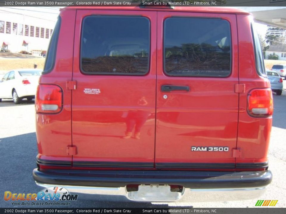 2002 Dodge Ram Van 3500 Passenger Colorado Red / Dark Slate Gray Photo #5