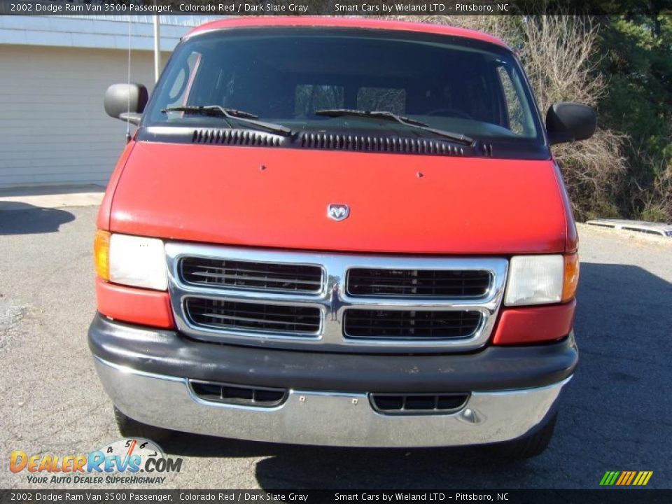 2002 Dodge Ram Van 3500 Passenger Colorado Red / Dark Slate Gray Photo #8