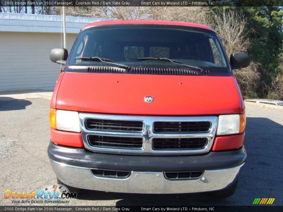 2002 Dodge Ram Van 3500 Passenger Colorado Red / Dark Slate Gray Photo #9