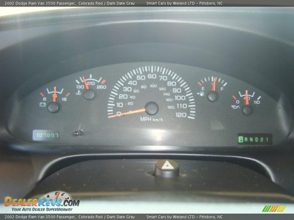 2002 Dodge Ram Van 3500 Passenger Gauges Photo #22