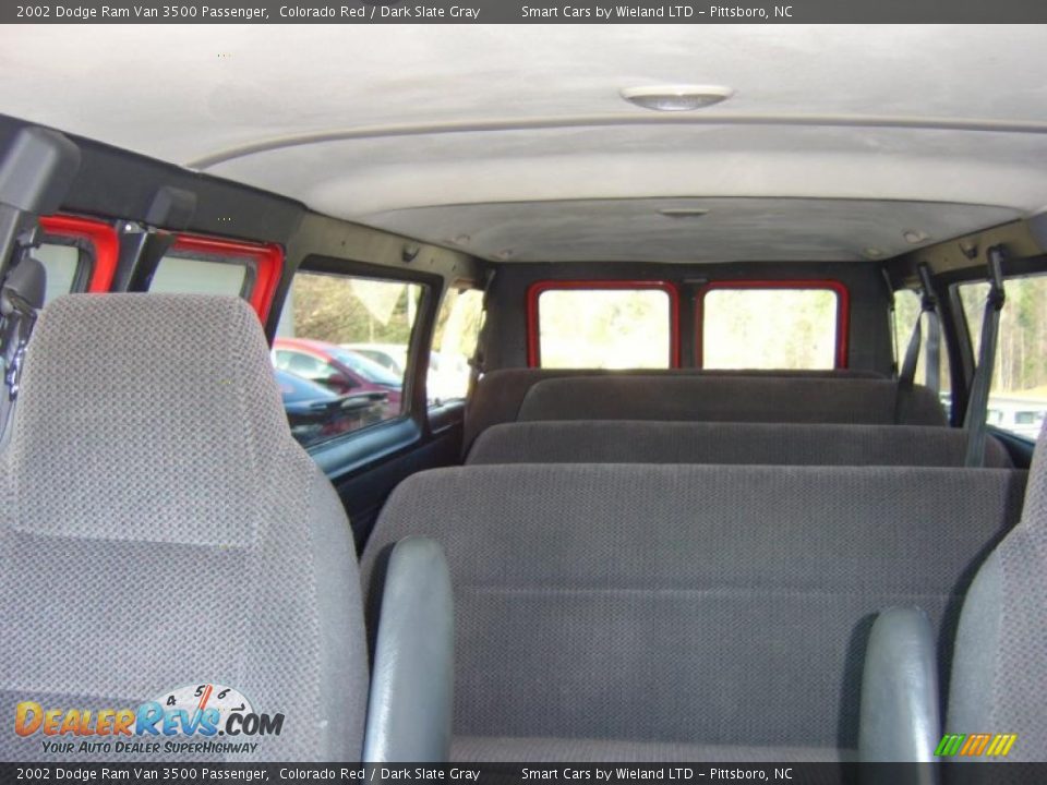 2002 Dodge Ram Van 3500 Passenger Colorado Red / Dark Slate Gray Photo #26