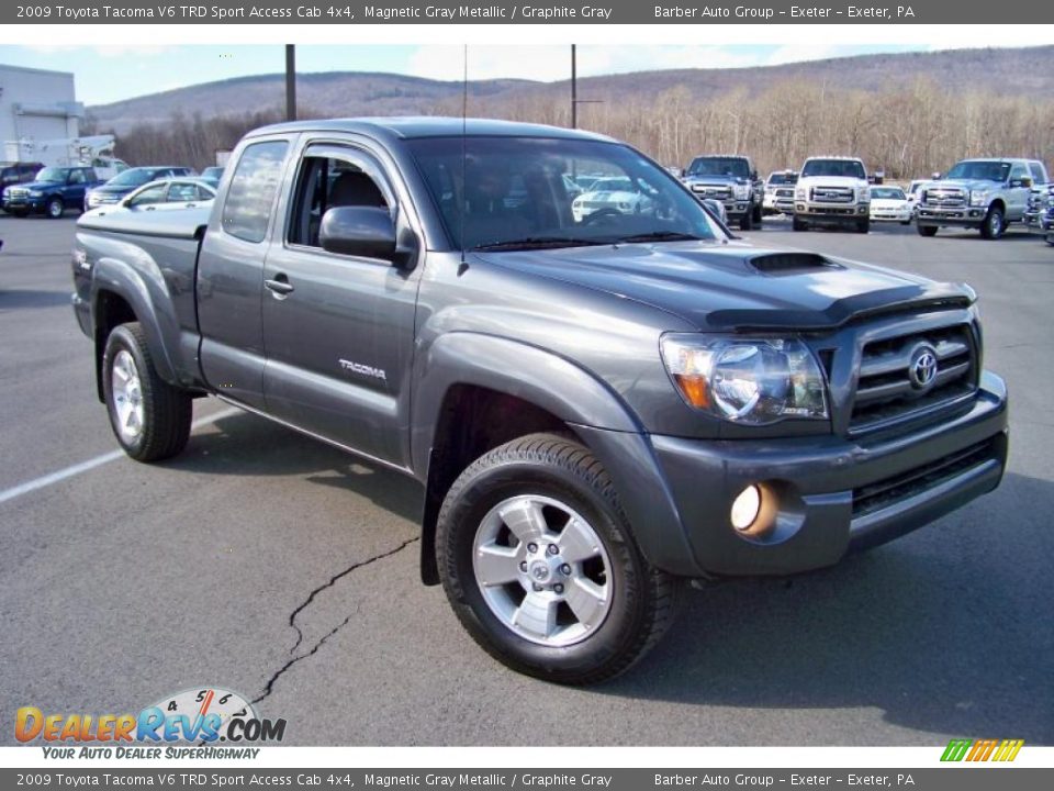 2009 Toyota Tacoma V6 TRD Sport Access Cab 4x4 Magnetic Gray Metallic / Graphite Gray Photo #3