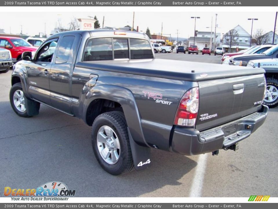2009 Toyota Tacoma V6 TRD Sport Access Cab 4x4 Magnetic Gray Metallic / Graphite Gray Photo #6