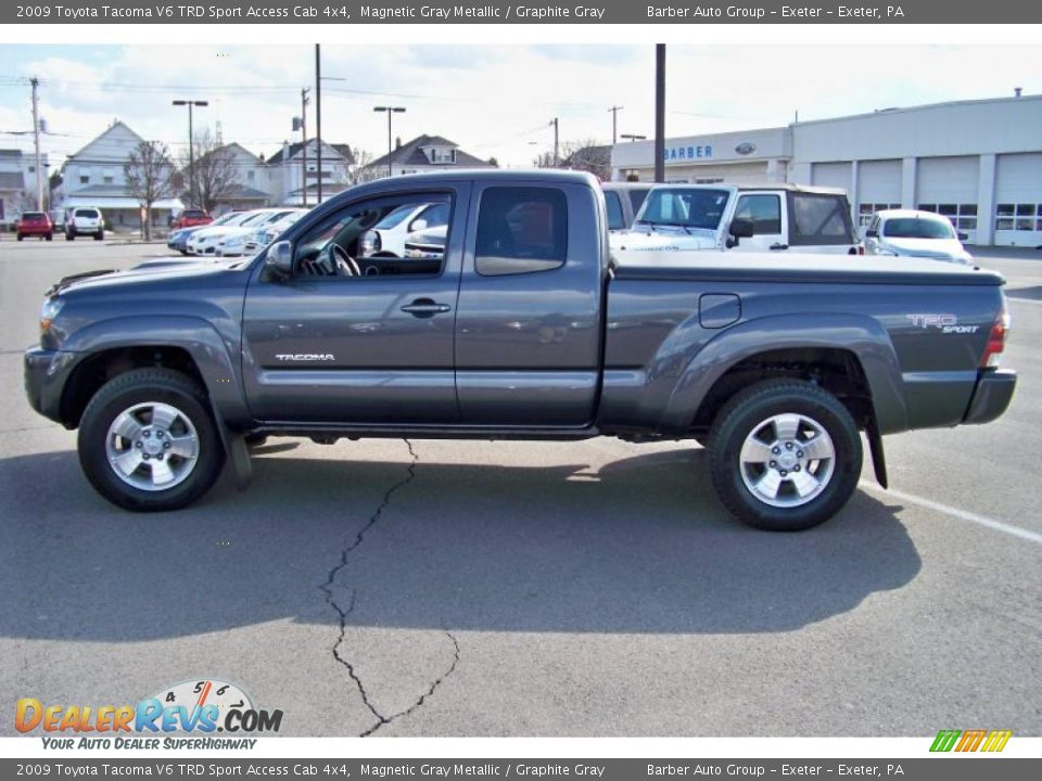 2009 Toyota Tacoma V6 TRD Sport Access Cab 4x4 Magnetic Gray Metallic / Graphite Gray Photo #7