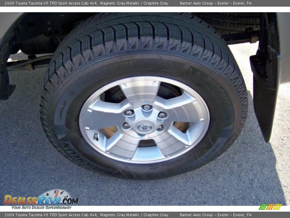 2009 Toyota Tacoma V6 TRD Sport Access Cab 4x4 Magnetic Gray Metallic / Graphite Gray Photo #8