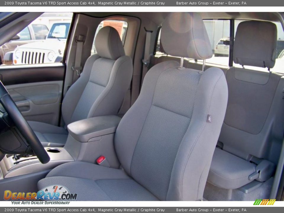 2009 Toyota Tacoma V6 TRD Sport Access Cab 4x4 Magnetic Gray Metallic / Graphite Gray Photo #11