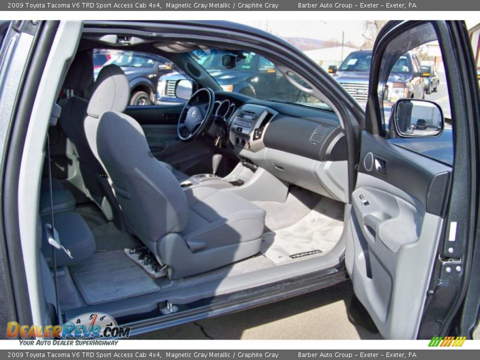 2009 Toyota Tacoma V6 TRD Sport Access Cab 4x4 Magnetic Gray Metallic / Graphite Gray Photo #14
