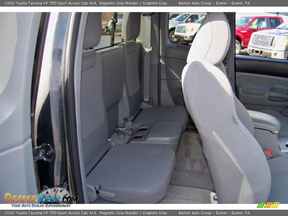 2009 Toyota Tacoma V6 TRD Sport Access Cab 4x4 Magnetic Gray Metallic / Graphite Gray Photo #17