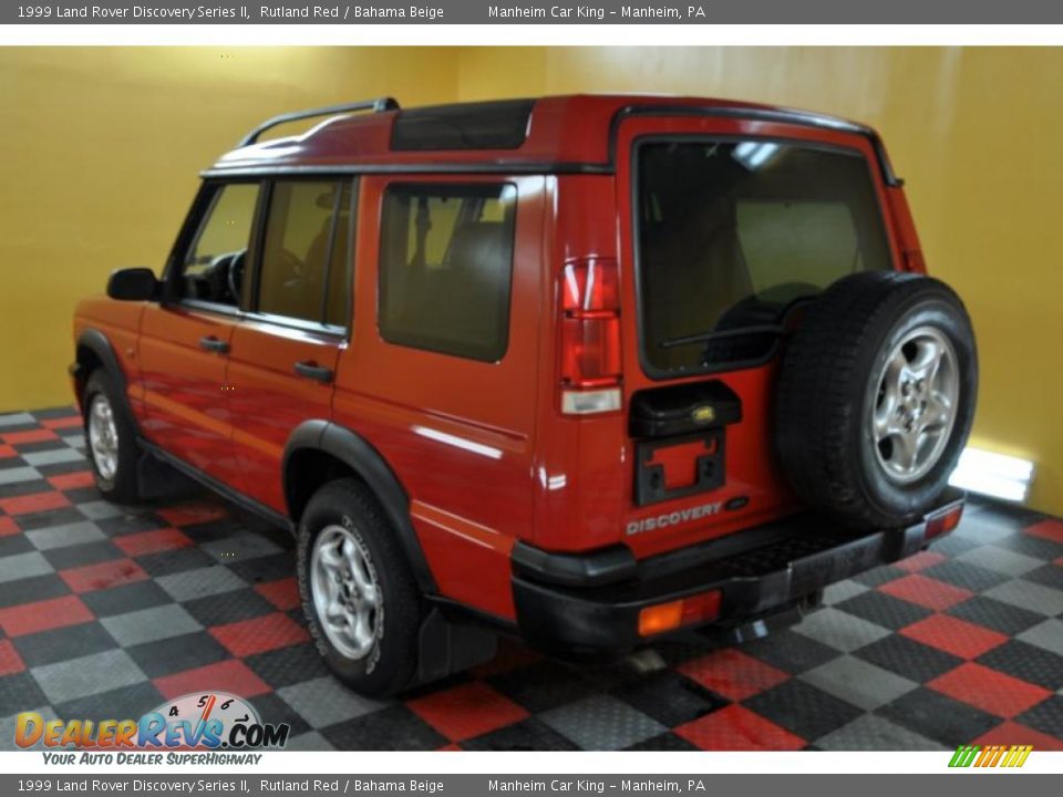 1999 Land Rover Discovery Series II Rutland Red / Bahama Beige Photo #3