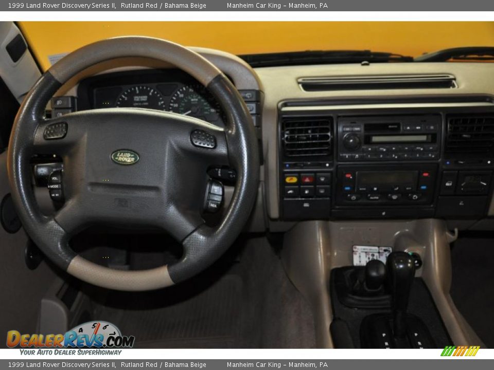 1999 Land Rover Discovery Series II Rutland Red / Bahama Beige Photo #5