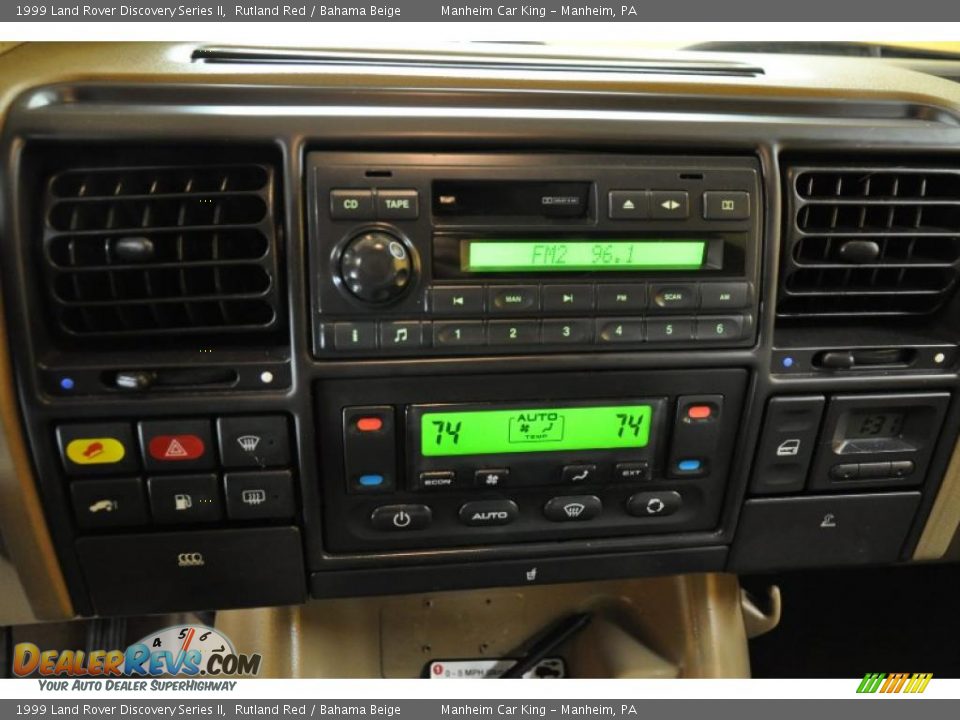 1999 Land Rover Discovery Series II Rutland Red / Bahama Beige Photo #7