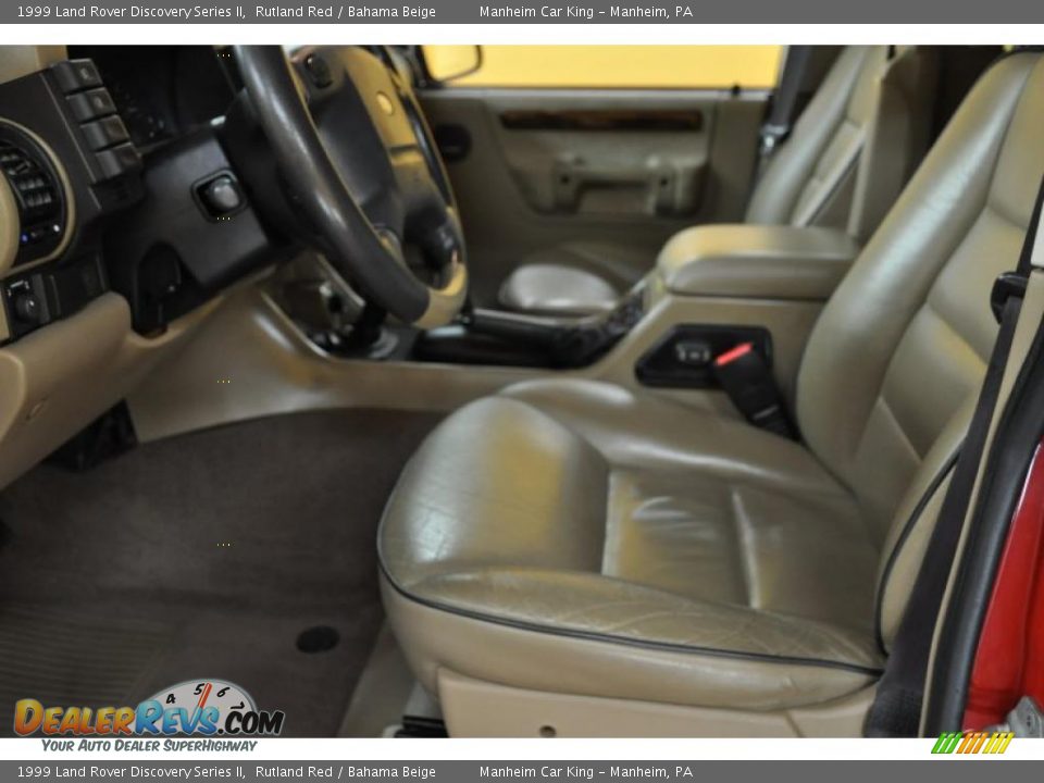 1999 Land Rover Discovery Series II Rutland Red / Bahama Beige Photo #12
