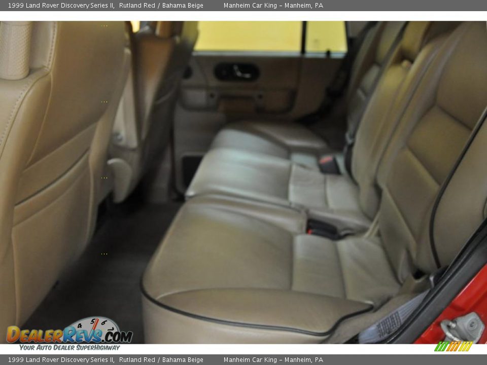 1999 Land Rover Discovery Series II Rutland Red / Bahama Beige Photo #13