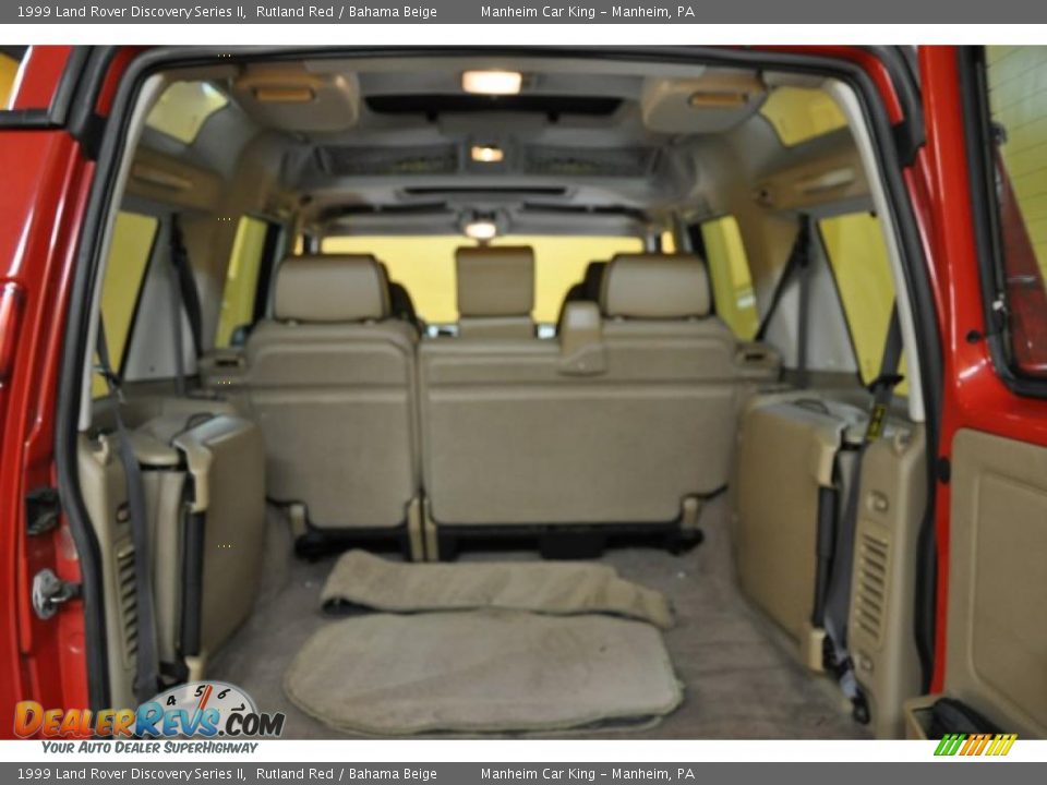 1999 Land Rover Discovery Series II Rutland Red / Bahama Beige Photo #14