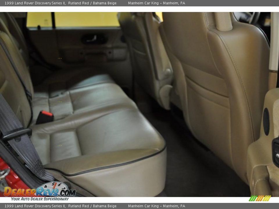 1999 Land Rover Discovery Series II Rutland Red / Bahama Beige Photo #15