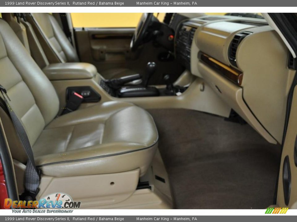 1999 Land Rover Discovery Series II Rutland Red / Bahama Beige Photo #16