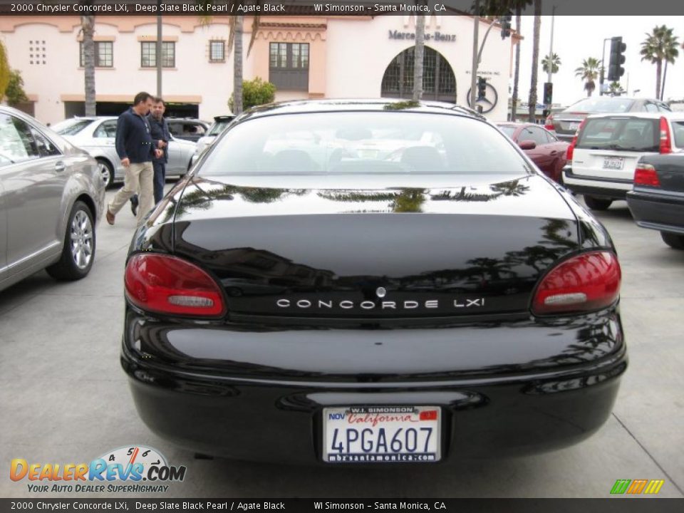2000 Chrysler Concorde LXi Deep Slate Black Pearl / Agate Black Photo #3