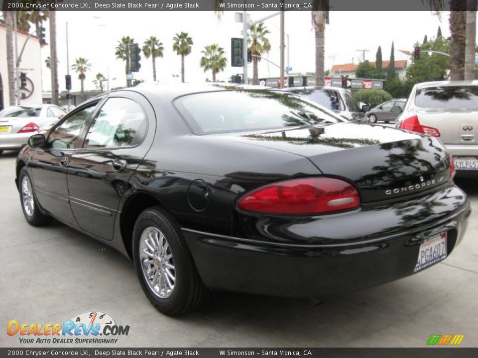2000 Chrysler Concorde LXi Deep Slate Black Pearl / Agate Black Photo #4