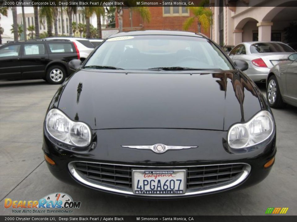 2000 Chrysler Concorde LXi Deep Slate Black Pearl / Agate Black Photo #6