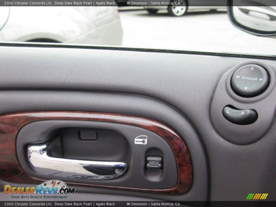2000 Chrysler Concorde LXi Deep Slate Black Pearl / Agate Black Photo #7