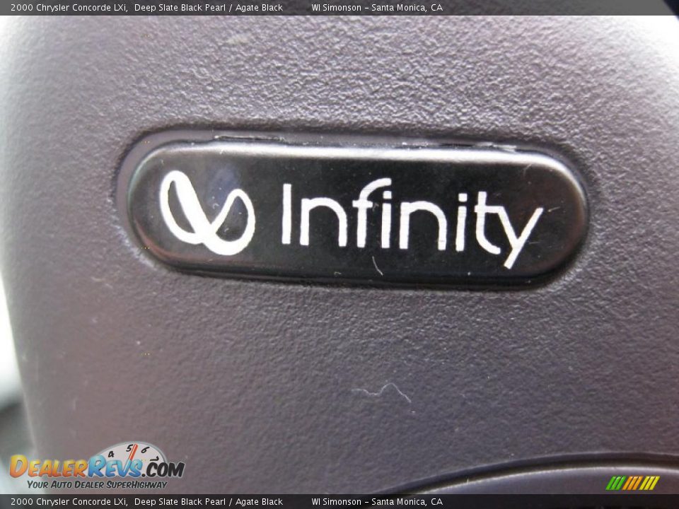 2000 Chrysler Concorde LXi Deep Slate Black Pearl / Agate Black Photo #9