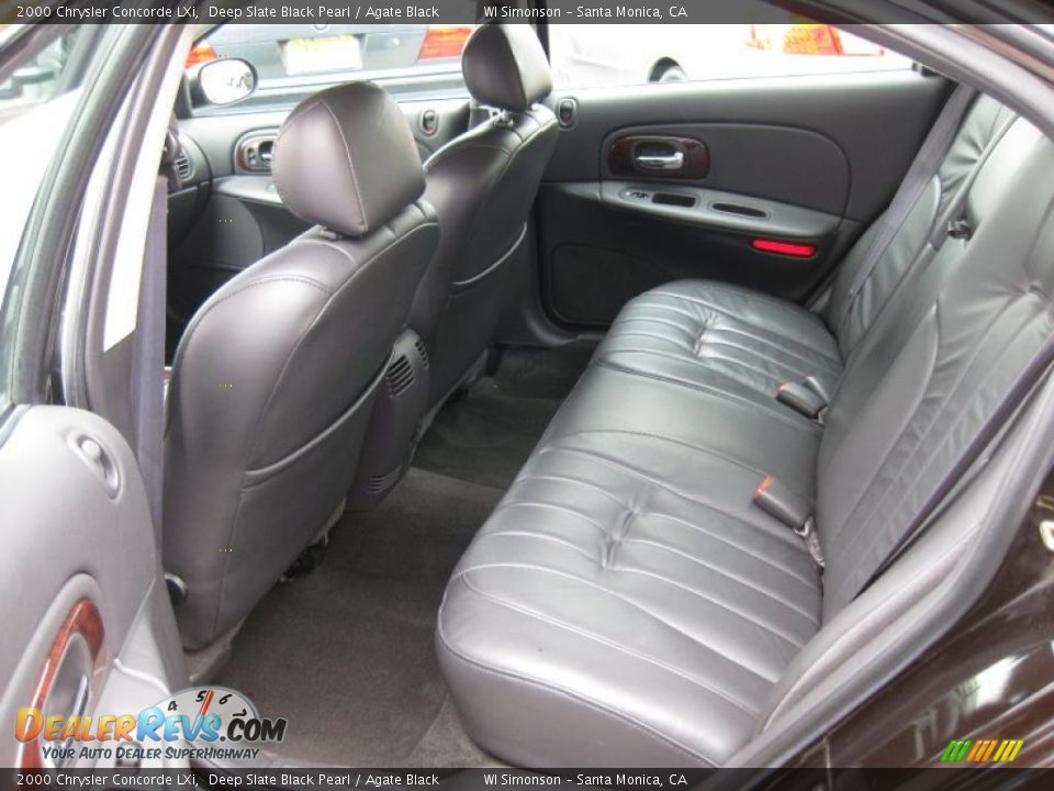 Agate Black Interior - 2000 Chrysler Concorde LXi Photo #18