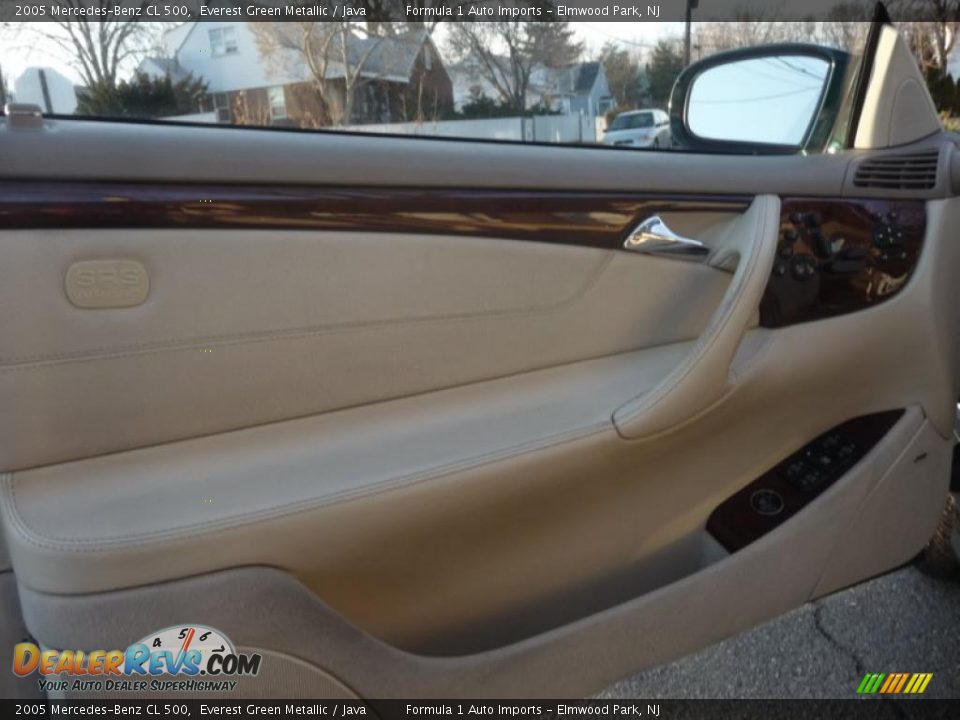 2005 Mercedes-Benz CL 500 Everest Green Metallic / Java Photo #10