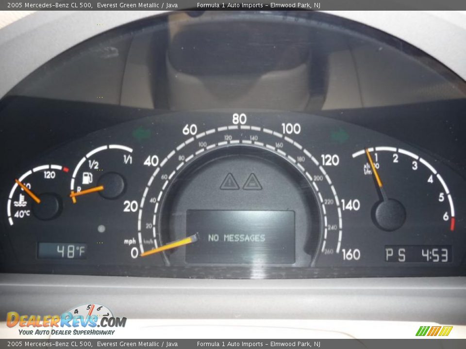 2005 Mercedes-Benz CL 500 Gauges Photo #15