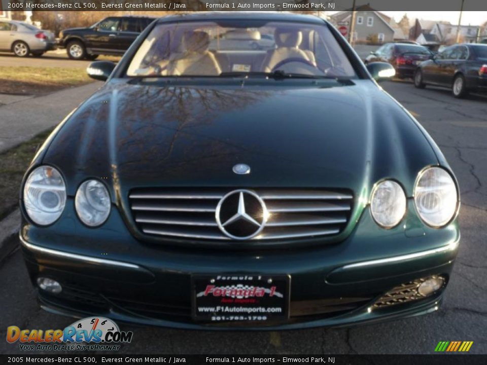 2005 Mercedes-Benz CL 500 Everest Green Metallic / Java Photo #17