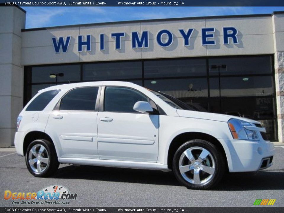 2008 Chevrolet Equinox Sport AWD Summit White / Ebony Photo #1