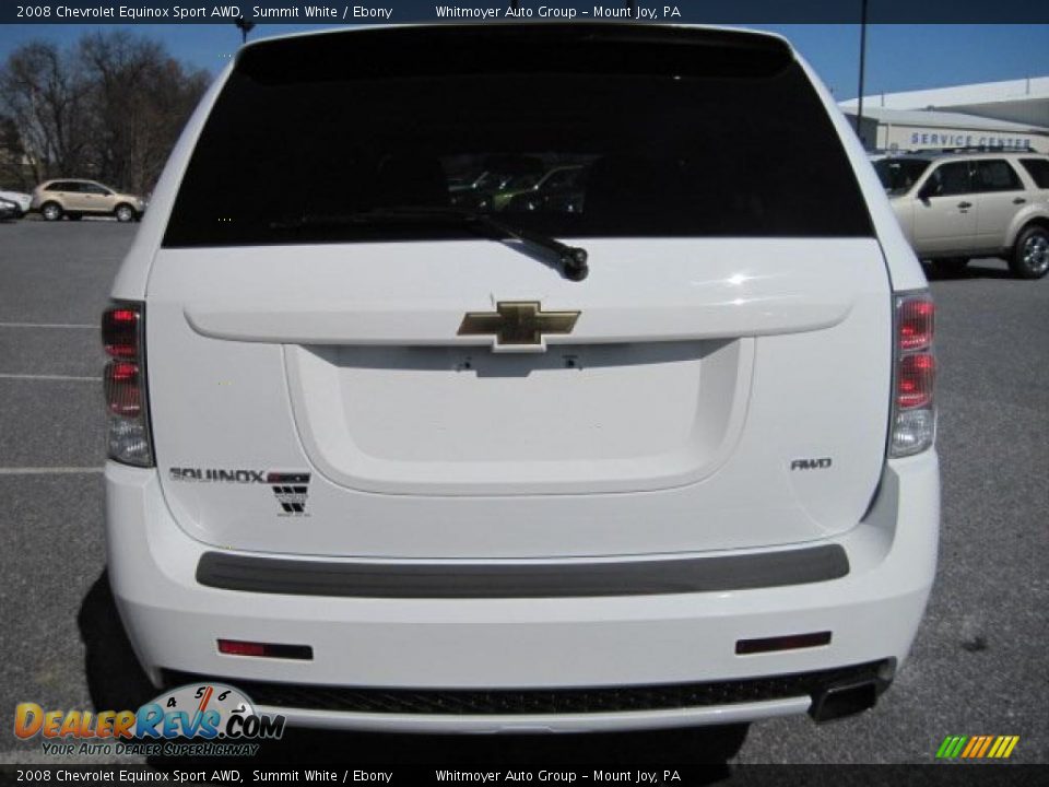 2008 Chevrolet Equinox Sport AWD Summit White / Ebony Photo #7