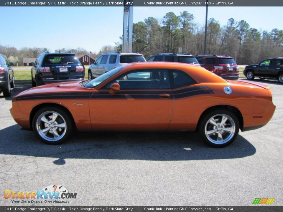 Toxic Orange Pearl 2011 Dodge Challenger R/T Classic Photo #4