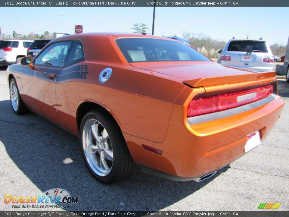 Toxic Orange Pearl 2011 Dodge Challenger R/T Classic Photo #5