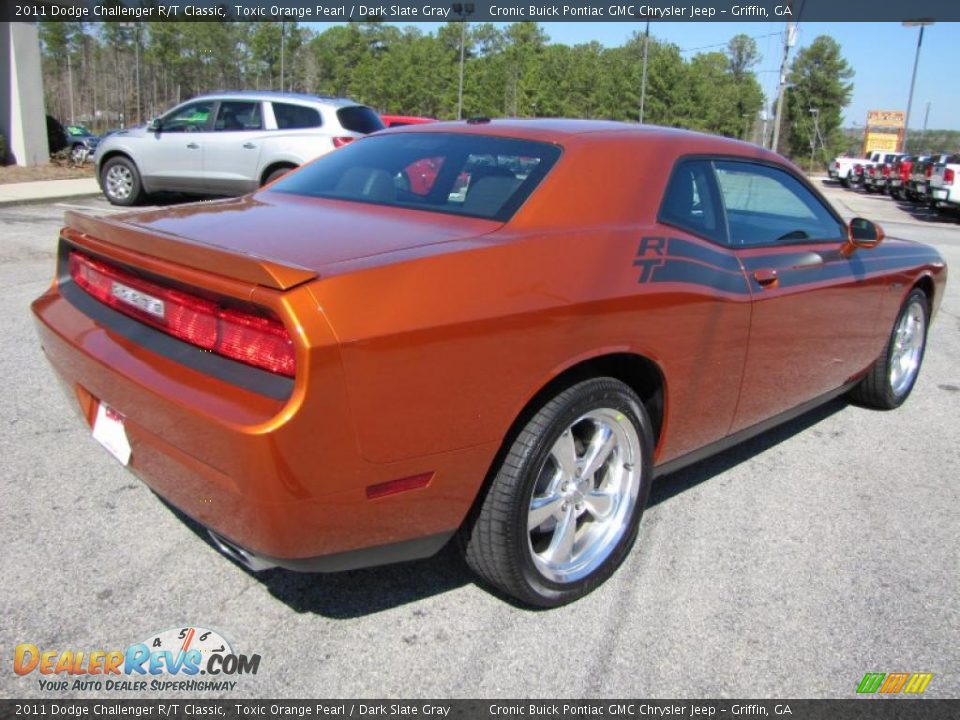 Toxic Orange Pearl 2011 Dodge Challenger R/T Classic Photo #7