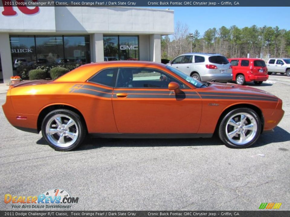 Toxic Orange Pearl 2011 Dodge Challenger R/T Classic Photo #8