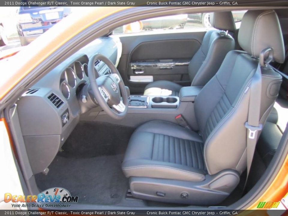 Dark Slate Gray Interior - 2011 Dodge Challenger R/T Classic Photo #11