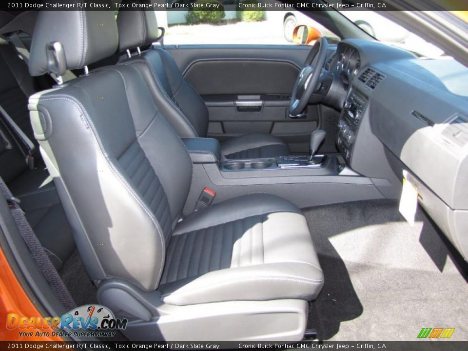 Dark Slate Gray Interior - 2011 Dodge Challenger R/T Classic Photo #12