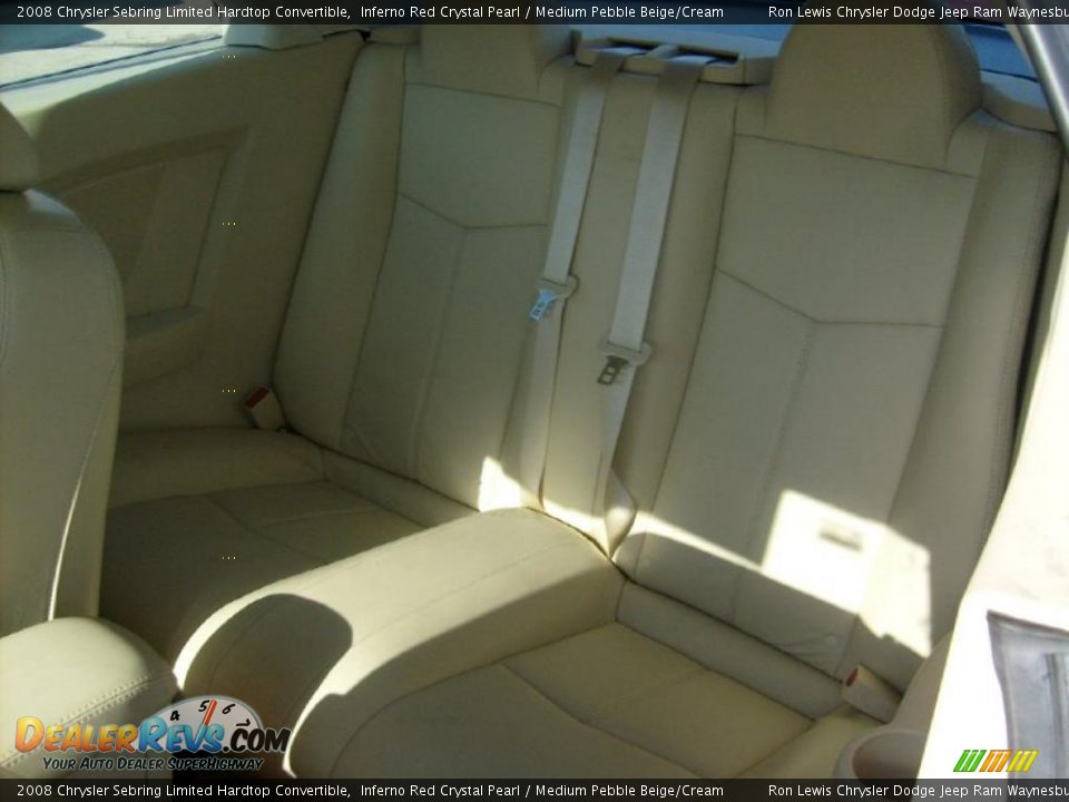 Medium Pebble Beige/Cream Interior - 2008 Chrysler Sebring Limited Hardtop Convertible Photo #13