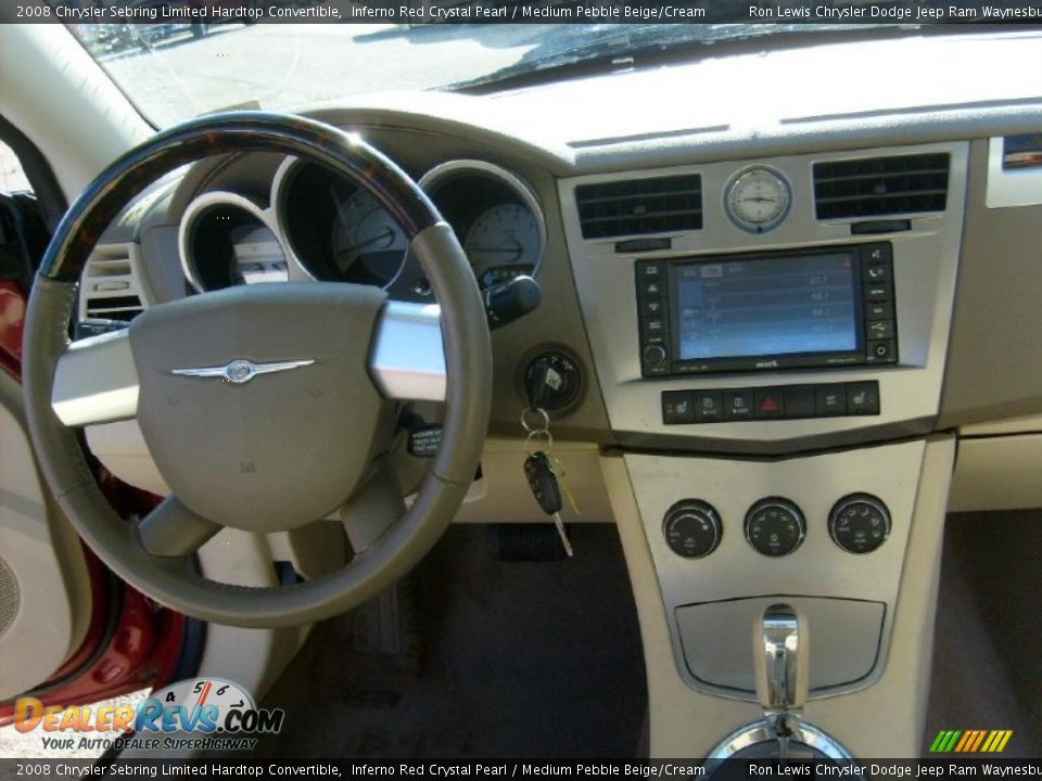 Dashboard of 2008 Chrysler Sebring Limited Hardtop Convertible Photo #15