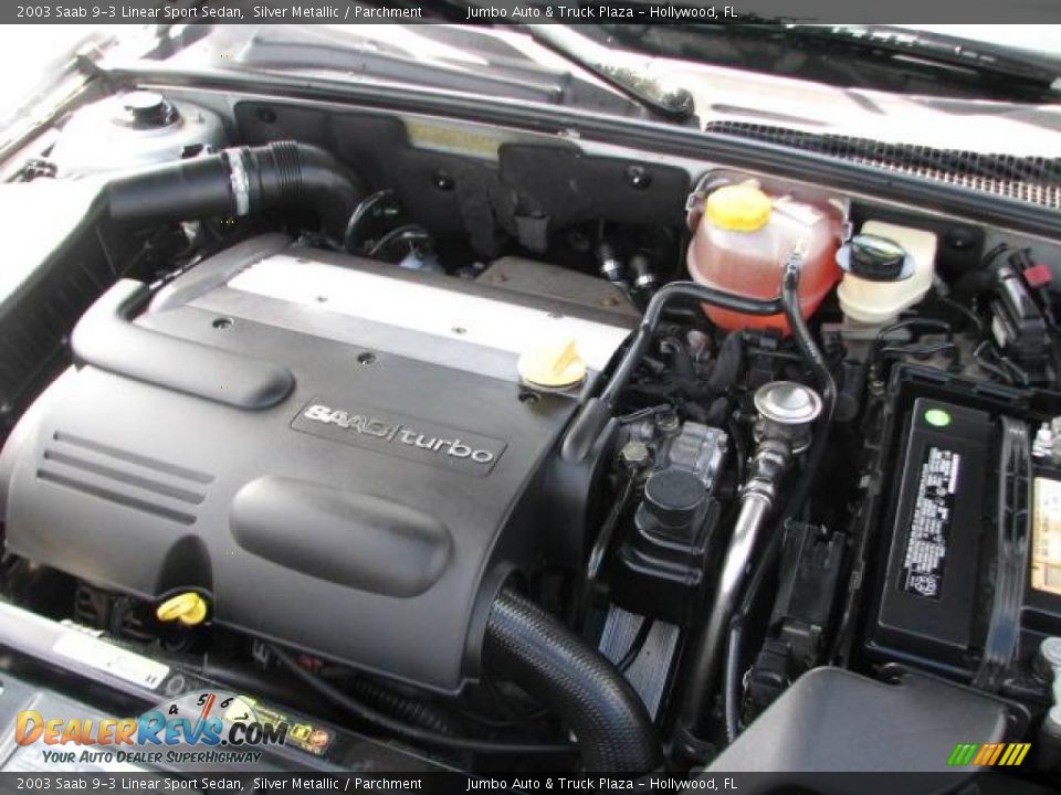 2003 Saab 9-3 Linear Sport Sedan 2.0 Liter Turbocharged DOHC 16-Valve 4 Cylinder Engine Photo #24