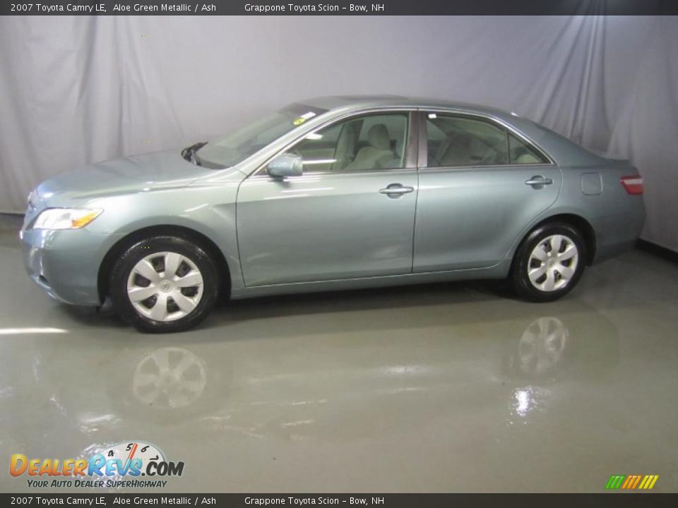2007 Toyota Camry LE Aloe Green Metallic / Ash Photo #3