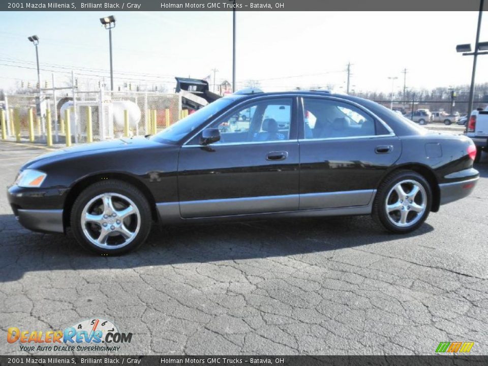 2001 Mazda Millenia S Brilliant Black / Gray Photo #4