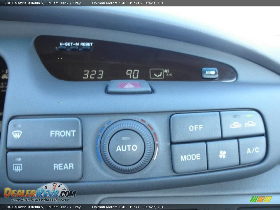 2001 Mazda Millenia S Brilliant Black / Gray Photo #7