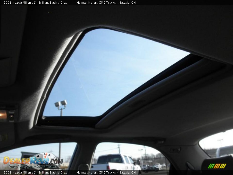 2001 Mazda Millenia S Brilliant Black / Gray Photo #13